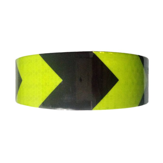 5cmx3m Car Self-Adhesive Reflective Safety Arrow Reflective Warning Tape Automobiles Motorcycle Arrow Sign Reflective Strip Sticker