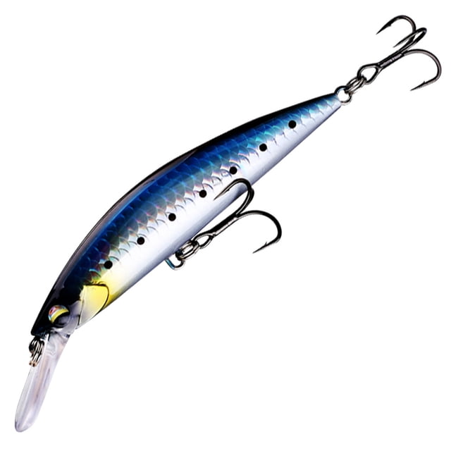 Leurres de Pêche 11cm 29g Long Lancer Minnow Appât Dur Double
