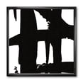 thumbnail image 1 of Designart Black & White Crossing Paths II Framed Wall Art, 1 of 3