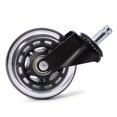 thumbnail image 2 of 5 Pcs Roulette de Chaise 3 Pieds' Universelle Silencieuse Pivotante Roue Roulette de Chaise de Bureau, 2 of 9