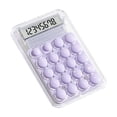 thumbnail image 2 of Dvkptbk Calculators Calculator Standard Calculator 8 Digit with Large Display and Round Button Candy Color Calculator Portable for Office Home School Home Appliances, 2 of 7