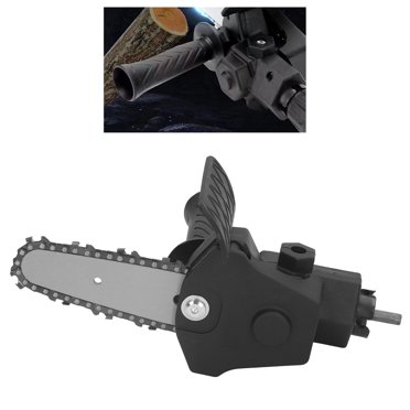 Electric Drill Chainsaw, Portable Stainless Steel Electric Chain Saw Converter, Chainsaw Adapter For Drill, Chain Saw Drill Attachment, Electric Drill Modified Parts Accessories
