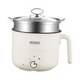 thumbnail image 2 of predolo Electric Hot Pot Multifunctional Ramen Skillet Cooker Steamer Portable PP Material Double Temperature Control Suitable for single servings small families home dorm travel, 2 of 8