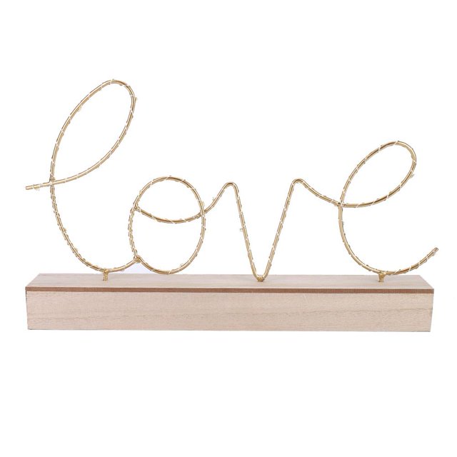 LAFGUR Stylish English Letter Shape LED Table Decoration Home Living Room Children's NX