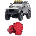 thumbnail image 4 of ZheElen RCGOFOLLOW Alliage d'Aluminium Silencieux Boîte de Vitesses de Performance Silencieux Rc Boîte de Vitesses pour 1/24 FMS FCX18 FCX24 Rc Accessoires de Voiture Rouge, 4 of 6