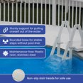 thumbnail image 3 of Vinyl Works Escabeau Ajustable hors Terre de 24 Pouces pour Piscine, Blanc, 3 of 8