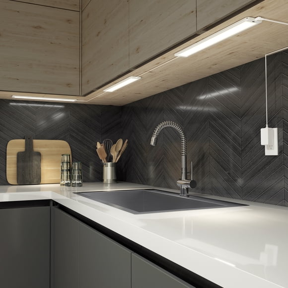 Artika Maestro Plug in Modern Under Cabinet Light, White