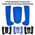 thumbnail image 4 of 3 Pcs Pad de Traction pour Planche de Surf Pad Antidérapant Tapis de Queue Accessoires de Surf 3 Bandes, 4 of 7