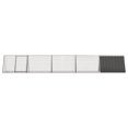 thumbnail image 2 of vidaXL Rabbit Cage Anthracite 504.5x80.5x71 cm Galvanised Steel, 2 of 4