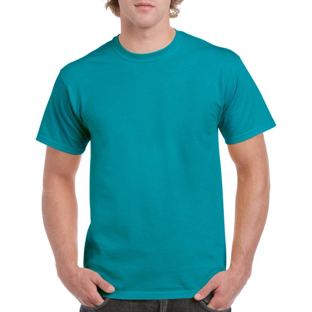 Gildan Mens Heavy Cotton T-Shirt, S, Tropical Blue