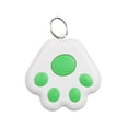 thumbnail image 1 of Paw Shape Bluetooth 5.0 Pet Tracker & Key Finder - Mini Anti-Loss GPS Locator for Dogs Cats, Wallets & Items (0.65-3.5 Mile Range) Green, 1 of 1