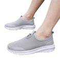 thumbnail image 4 of Kcodviy Summer Men Breathable Mesh Sneaker Rack for Men Shallow Lace Up Casual Men's athletic Sneaker Shoes Sneaker Shoes Men Air 1 Low Sneaker Case for Men, 4 of 9