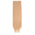 thumbnail image 2 of RKSTN Perruques Cheveux Humains Mode Cheveux Longs Extensions de Cheveux à Clip Perruque Lisse Complète Perruques Sans Colle, 2 of 4