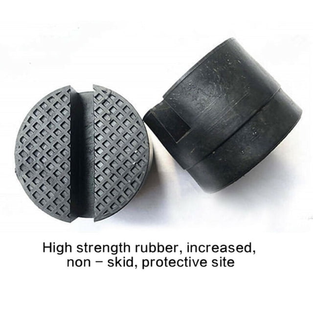 High Quality Universal Car Lift Jack Stand Rubber Pads Black Rubber Welded Floor Jack Pad Frame Rail Adapter