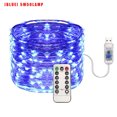 thumbnail image 3 of Guirlande Lumineuse LED USB Maison Bureau Jardin Étanche Télécommande Minuterie Lampe Guirlande 5m 50LEDs Bleu, 3 of 7