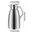 thumbnail image 3 of Stainless Steel Thermal Carafe With Lid, 3 of 3