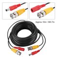 thumbnail image 3 of BNC Video and DC Power Extension Cable 10M CCTV Coax Cable with Durable Metal and Copper Wire, 3 of 7