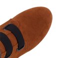 thumbnail image 5 of B91xZ Bottes à la Cheville pour Femmes avec Talon, Bottes de Neige à Enfiler Imperméables, Brun 9, 5 of 5