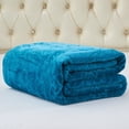 thumbnail image 1 of JML Warm Fleece Blanket, 1 Ply Lightweight Embossed Bed Blanket, Queen (75"x 91"), 1 of 7