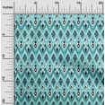 thumbnail image 1 of oneOone Cotton Poplin Fabric Paisley & Chevron Ikat Decor Fabric Printed BTY 56 Inch Wide, 1 of 4