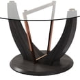 thumbnail image 2 of Table de salle à manger ronde en or rose Canadian Norway, 2 of 2