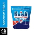 thumbnail image 1 of Finish® Quantum® Dishwasher Detergent Pods, No pre sinse needed, For Deep clean & sparkling shine, 45 Tabs, 1 of 21