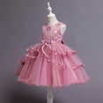 thumbnail image 3 of Robe de Princesse Sans Manches en Dentelle pour Fillette, Robe de Fête en Tulle, Vêtements de Cosplay, 3 of 9