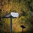 thumbnail image 2 of Projecteur de Pelouse Solaire Spot Réutilisable IP65 Imperméable Blanc / Chaud Extérieur LED Jardin Alimenté Lampe de Paysage Lumineux, 2 of 11