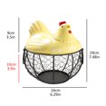 thumbnail image 3 of Home Textile Storage Fruit Container Storage Holder Ceramic Eggs Organizer Kitchen Tools & Home Improvement, 3 of 3