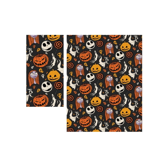 Disney The Nightmare Before Christmas Jack Sally and Zero All-Over Print Terry Towel