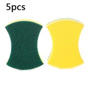 TopLLC 5PCS Dishwashing Sponge Sponge Wipe High-density Kitchen Supplies Dishwashing Sponge Household Cleaning Dishwashing Brush Kitchen sponge