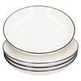 thumbnail image 2 of Kitchen Dinnerware, Round Ceramic Dinner Plates 8 Inch Modern Microwave And Dishwasher Safe  For Steak, 2 of 8
