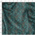 thumbnail image 4 of Soimoi Polyester Crepe Fabric Floral & Paisley Printed Fabric 1 Yard 42 Inch Wide, 4 of 5