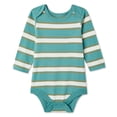 thumbnail image 1 of George Baby Boys' Striped Bodysuit, 1 of 2