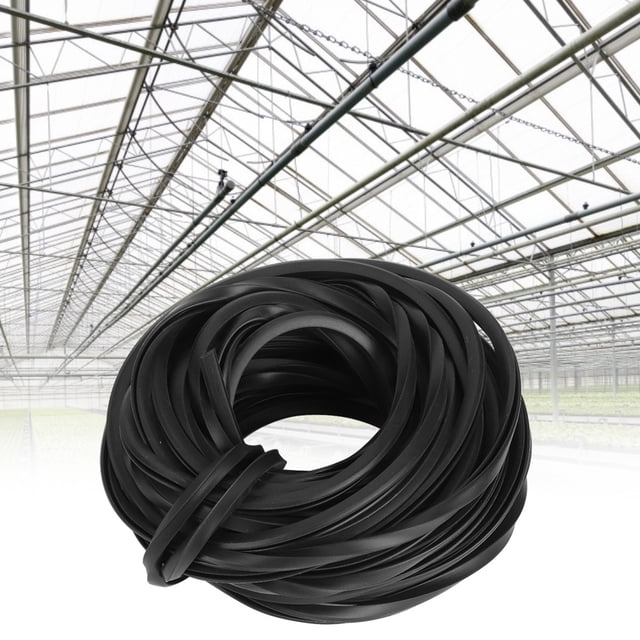 Rubber Cable,Black Greenhouse Rubber Strip Greenhouse Accessories Glass Rubber Strip Custom Engineered