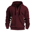 thumbnail image 1 of Kcodviy Men's Spring and Autumn Customize Hoodie Long Sleeved Hoodie Men's Men Hoodie Casual Unique Outdoor Design Oversized Blanket Hoodie Solid Color Long Sleeved Bunny Hoodie, 1 of 2