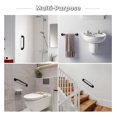 thumbnail image 4 of Matte Black Stainless Steel Security Bar 30cm, 4 of 5