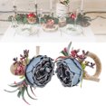 thumbnail image 2 of Sonew 2Pcs Innovative Napkin Buckle Simulation Flower Napkin loop Holder for Hotel Restaurant,Napkin Supplies, 2 of 8