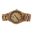 thumbnail image 4 of Angie Wood Creations Zebrawood Men’s Watch with Maple Dial, 4 of 7