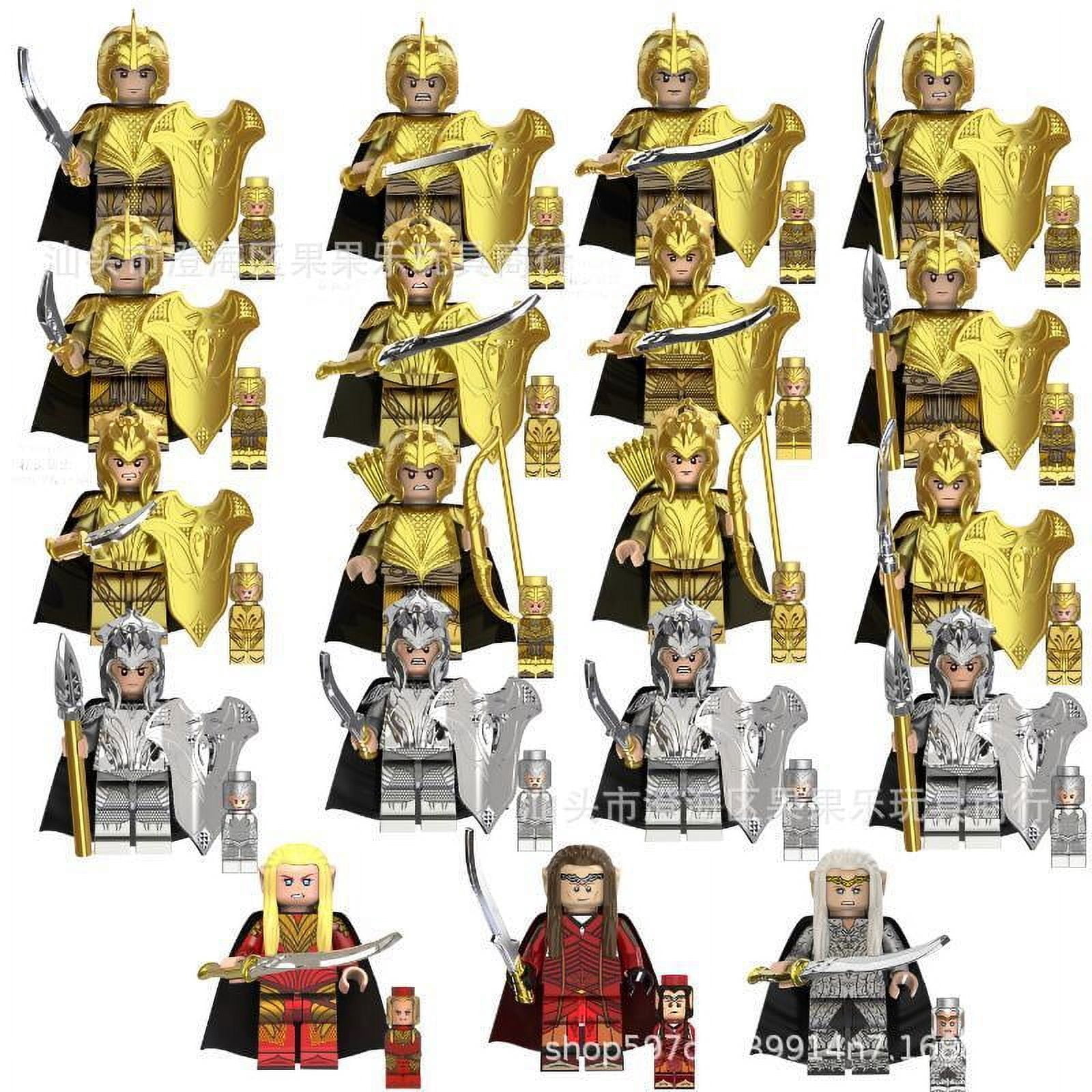 19PCS Fantasy Adventure Minifigures Building Blocks Set - Creative Character Toys for Kids and Collectors