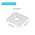 thumbnail image 2 of Uxcell Square Washer 10 Pack M10x30x30x2mm 304 Stainless Steel Square Plate Washers, 2 of 5