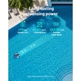 thumbnail image 2 of Robotic Pool Cleaner, Automatic Pool Vacuum for Above Ground & Inground Pool, 2 of 10