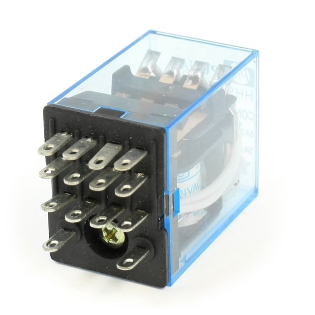 Unique Bargains HH54P AC 24V Coil 4PDT 14-Pin 14P Electromagnetic Power Relay