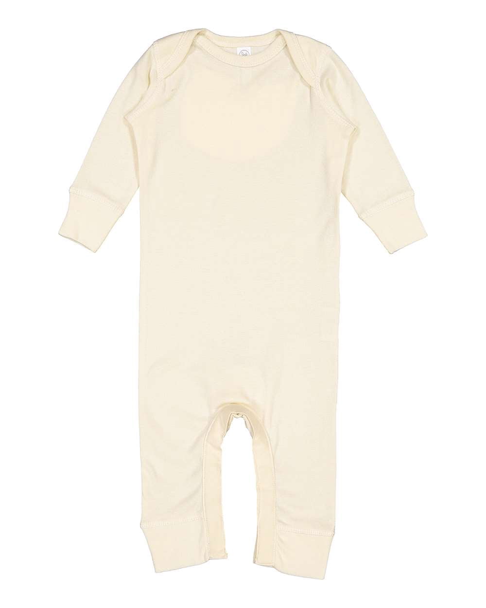 Infant Long Legged Baby Rib Bodysuit, NB, Natural