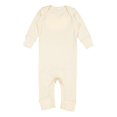 thumbnail image 1 of Justaucorps à Côtes pour Bébé à Jambes Longues, 24 m, Naturel, 1 of 4