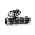 thumbnail image 2 of Krator Motorcycle Hand Grips 1 Inch Handlebar Bars Pair Compatible with Suzuki Boulevard C109R C50 C90, 2 of 2