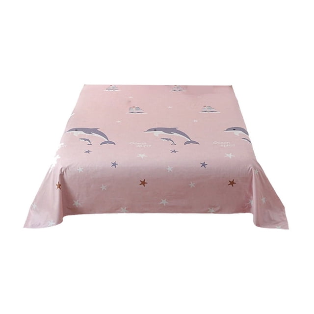B Bed Sheet Set All Seasons Soft Breathable Polyester Bedding Single Piece Flannel Winter Warm Double Brushed Fabric Easy Care Machine Washable Wrinkle Resistant