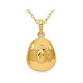 thumbnail image 1 of 14K Yellow Gold Cowboy Hat Charm Pendant Necklace iwith Chain, 1 of 4