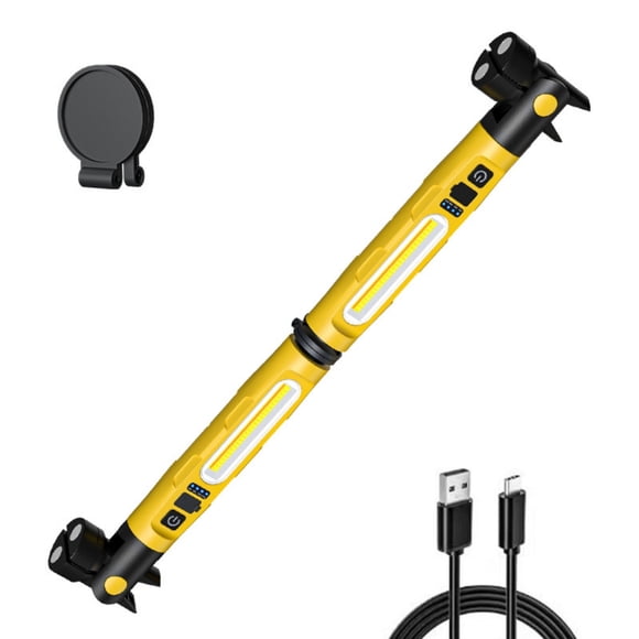 Birdeem Rechargeable Work Light, Magnetic COB LED Work Light with 360° Rotatable Hook and N45 Magnet, Portable Mechanic Light for Car Repair, Camping, Emergency
