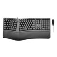 thumbnail image 2 of X9 Performance Ergonomic Keyboard Wired with Wrist Rest - Type Comfortably Longer - USB Wired Keyboard for Laptop with Cushion, 110 Keys, and 5ft Cable - Split Keyboard for PC, Ergo Computer Keyboard, 2 of 6